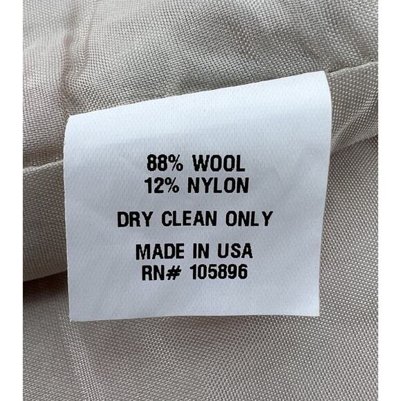 Worth Womens Pink & Tan Tweed Pencil Skirt Preppy Business Career 90s Clueless - Picture 8 of 9